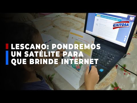 ??Elecciones 2021 I Lescano: Pondremos un satélite para que brinde internet gratis a todo el Perú