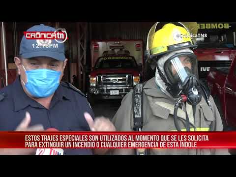 Bomberos Unificados presentan preparación técnica para extinción de incendios - Nicaragua