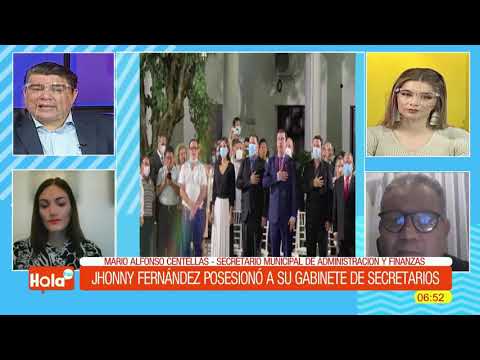 Santa Cruz | Jhonny Fernández posesiona a su Gabinete