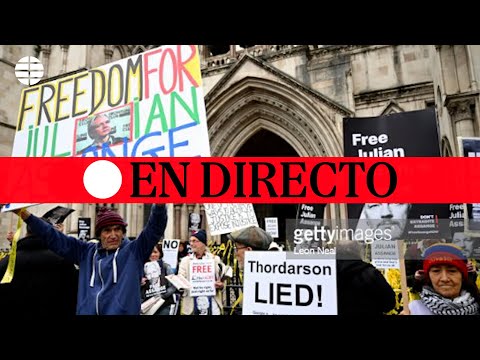 DIRECTO | Protestas por la vista contra Julian Assange frente al Tribunal Superior de Londres