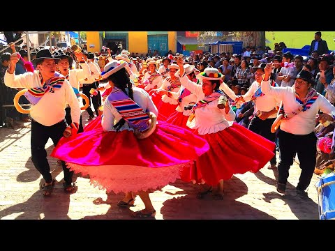 ASÍ se BAILA la MOSEÑADA en LURIBAY, en el Aniversario 123 de la prov. Loayza La Paz - Bolivia