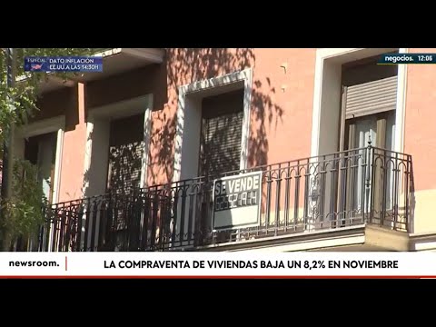 Atención al mercado inmobiliario en España: la compraventa de viviendas baja un 8,2% en noviembre