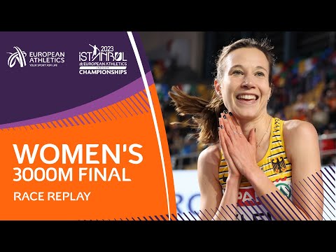 Hanna Klein wins a sealing gold | Women's 3000m Final | Full Race Replay | Istanbul 2023