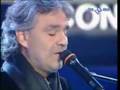 Andrea Bocelli El Silencio De La Espera Live on stage