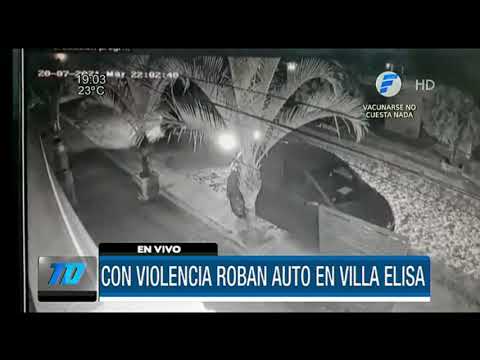 Así robaron un automóvil en la ciudad de Villa Elisa