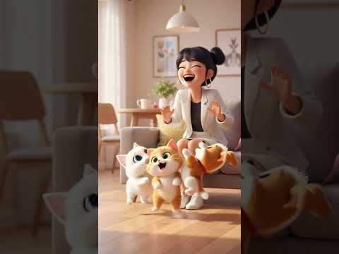 Zoey Couldn’t Stop Laughing at Her Cat and Dog’s Funny Antics #demonhunters #zoey #cats #dog #dogs