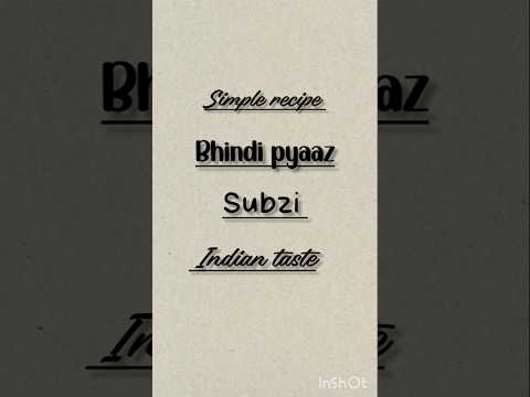 😋 आसान और टेस्टी भिंडी प्याज़ रेसिपी | इंडियन स्टाइल | Quick & Simple Bhindi Pyaaz Recipe 🍳🔥"