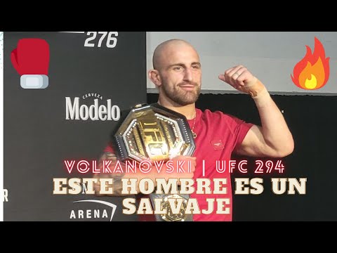 UFC 294 ALEXANDER VOLKANOVSKI: es el Grande y bien!!!
