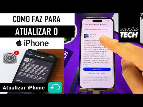 Como ATUALIZAR o iOS do iPhone (ATUALIZADO)