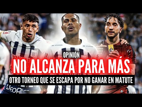 ALIANZA LIMA 1-1 MELGARNO SE GANÓ NINGÚN PARTIDO IMPORTANTEUN ESTILO DE JUEGO SOSO