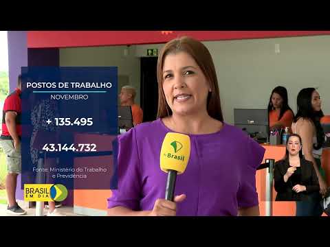 País tem saldo positivo de 135 mil empregos formais