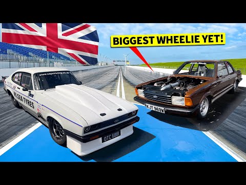 Ultimate Drag Racing Showdown: Ford Capri vs. Dagman Dust Bin in the UK