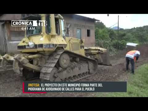 Inicia proyecto de calles para el pueblo en Yalí, Jinotega - Nicaragua