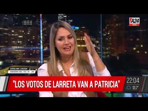 Carolina Losada: Les conviene Milei porque contra Patricia pierden