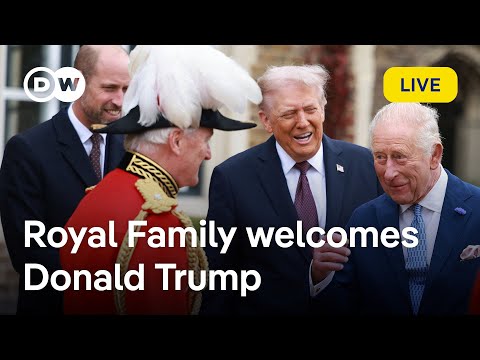 Live: Britain's Royal Family welcomes Donald Trump at Windsor Castle | DW News