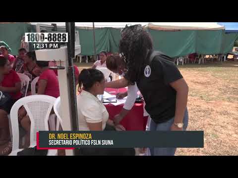 Mega feria de salud lleva especialidades a 25 comunidades de Siuna - Nicaragua