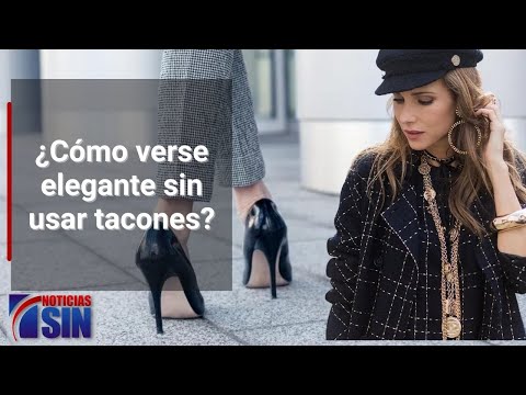 Elegancia sin usar zapatos altos