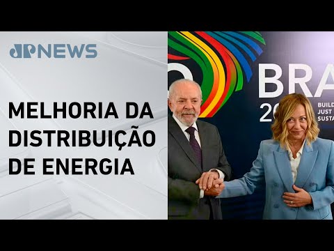 Lula discute sobre Enel com primeira-ministra italiana