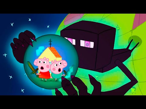 Peppa Pig vs Minecraft in Real Life. All parts. (Complete)