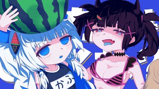 スイカわりしたくね？ / 可不りむる（水着）