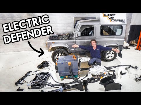 The Ultimate EV CONVERSION KIT for your Defender. No Wiring, No Fabrication, just BOLT it in and go!