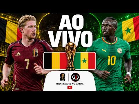 🥅 BÉLGICA X SENEGAL | COPA DO MUNDO 2026 | 16 AVOS DE FINAL | FASE DE GRUPOS AO VIVO COM IMAGENS