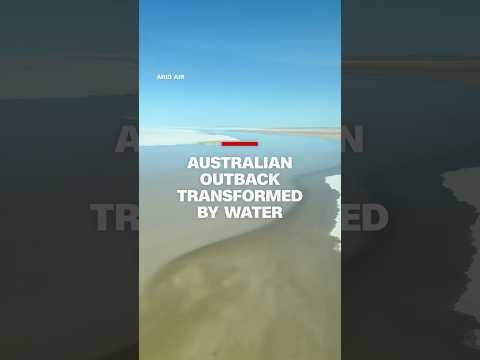 Australian outback transformed by water