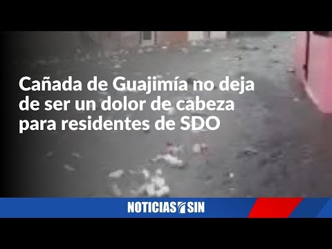 Desesperación tras desbordes de la cañada de Guajimía