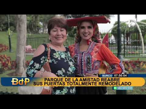 Surco: Parque de la Amistad reabre sus puertas totalmente remodelado