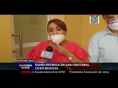 EGHID entrega liceo musical en San Cristóbal