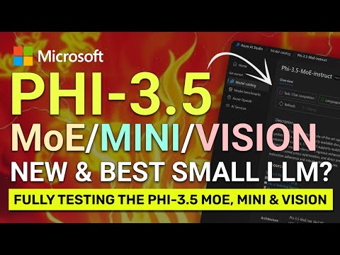 Phi-3.5 (MoE, Mini & Vision) : The NEW BEST Small Model is finally here! (Beats Llama-3.1, Mistral)