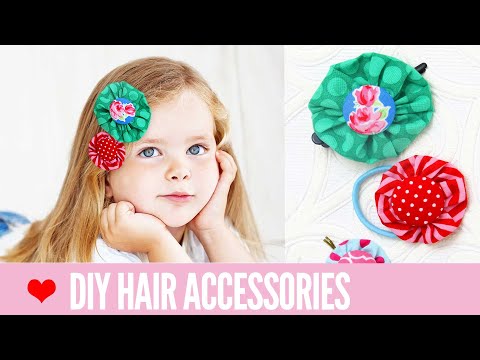 DIY Hair Accessories for Girls | HAIR CLIPS