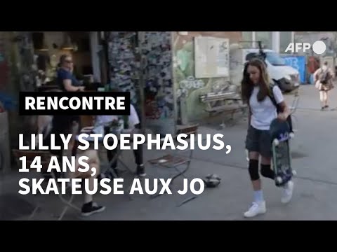 La skateuse Lilly Stoephasius, plus jeune Allemande aux JO | AFP