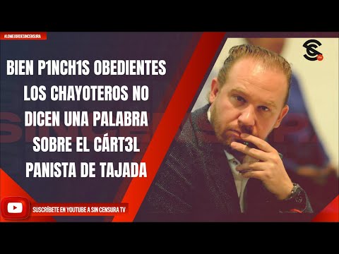 BIEN P1NCH1S OBEDIENTES LOS CHAYOTEROS NO DICEN UNA PALABRA SOBRE EL CÁRT3L PANISTA DE TAJADA