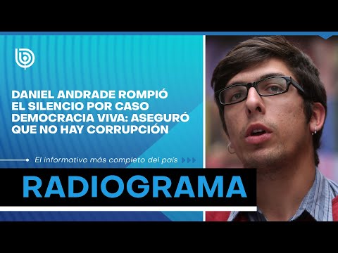 Daniel Andrade rompió el silencio por Caso Democracia Viva: Aseguró que no hay corrupción