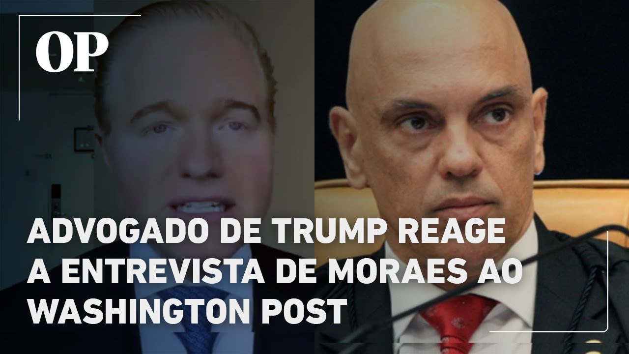 Advogado de Trump reage à entrevista de Moraes A democracia não morre de uma só vez