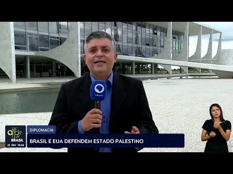 Diplomacia: Brasil e EUA defendem estado palestino