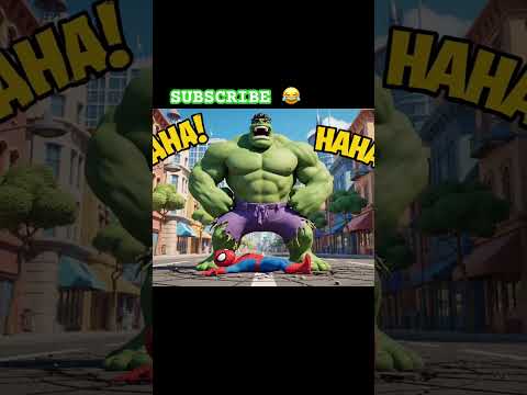 dance 😂 #youtubeshorts #funnycartoo #animatedcartoon #viral #hulk #spiderman #avengers #aivideo