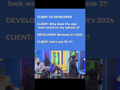 Developer vs Client #shorts #shortvideo #coding