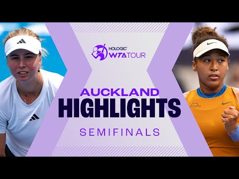 Parks vs. Osaka plus Tauson and Montgomery face off in Auckland | WTA Match Highlights