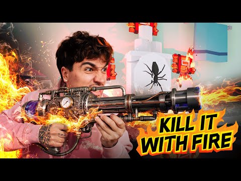 Je détruis MA MAISON pour une araignée 😱 (kill ir with fire)