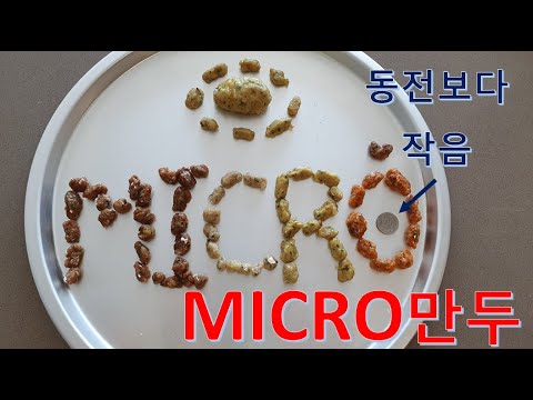 동전보다 작은?! 마이크로 만두