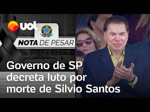 Silvio Santos morre: Governo e Prefeitura de SP decretam luto de sete dias