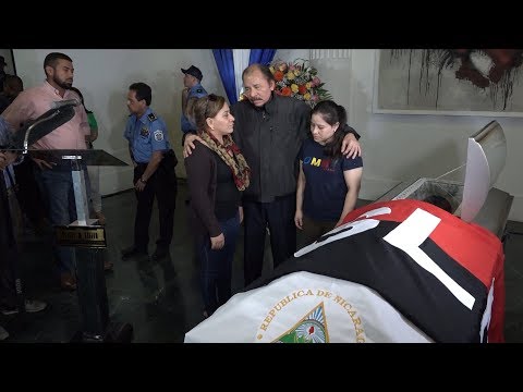 Presidente Daniel Ortega asiste a homenaje del combatiente histórico Juan Ramos