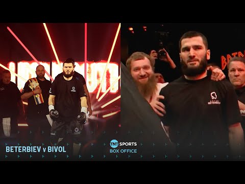 LEGENDARY ENTRANCE! 👑 Artur Beterbiev RINGWALK ahead of Dmitry Bivol rematch 😮‍💨 #TheLastCrescendo