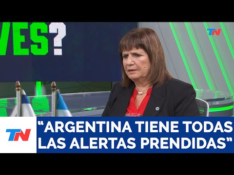 Argentina tiene todas las alertas prendidas: Patricia Bullrich sobre el conflicto Israel-Irán