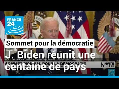 Sommet pour la démocratie : Joe Biden réunit virtuellement une centaine de pays • FRANCE 24