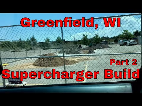 Tesla Supercharger Greenfield Wi Buildout Update 05/31/23  Part 2