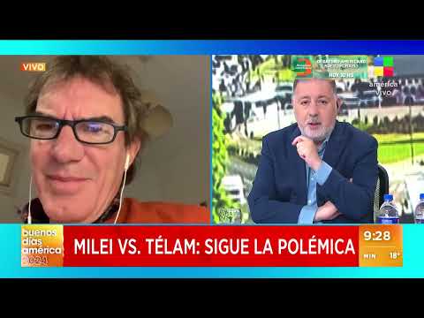 Javier Milei vs. Télam: sigue la polémica