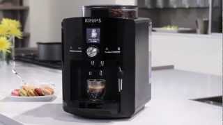 Compliment Steen naald KRUPS EA82 Full Automatic Coffee & Espresso Machine - YouTube